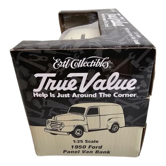 ERTL 1950 Ford Panel Van True Value Coin Bank Die Cast 1:25 RC2 NEW - Picture 4 of 12